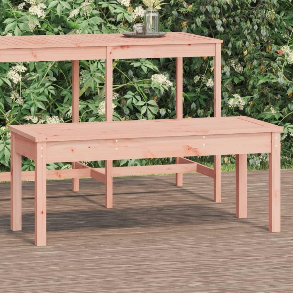 vidaXL Gartenbank 109x44x45 cm Massivholz Douglasie 824009 Bild 1