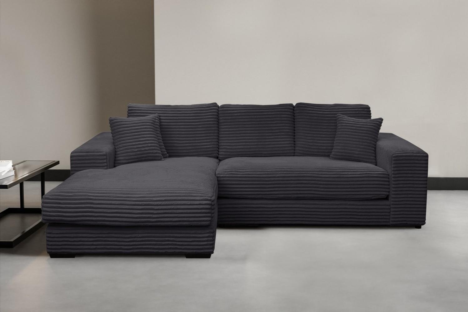 WERK2 Ecksofa Eden L-Form, Design Ecksofa in Cord mit besonders weichem Sitzkomfort Bild 1