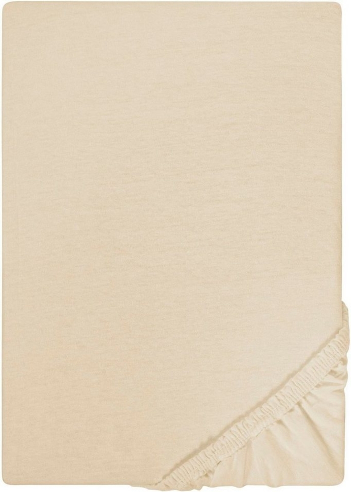 Castell Jersey-Stretch-Spannbetttuch, Kitt, 1x 140x200 cm - 160x200 cm, 140x200 cm Bild 1