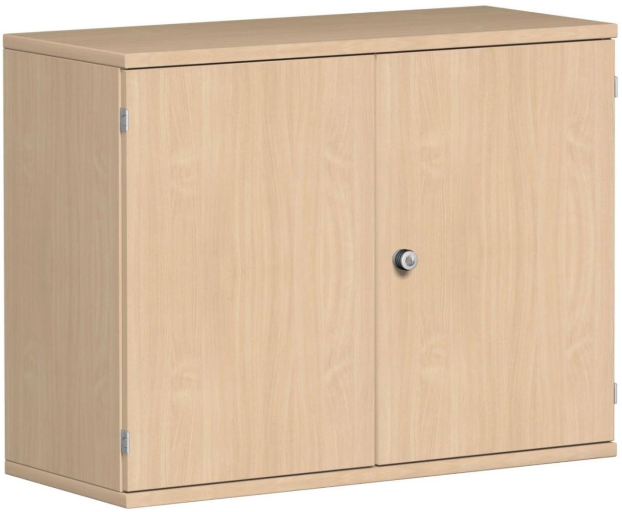 Flügeltürenschrank, 100x42x77cm, Buche Bild 1