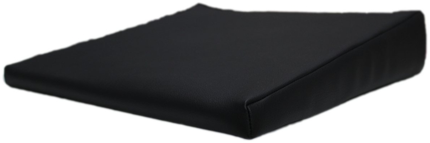 Brilliant Sitzkissen / Sitzkeil / Kunstleder / Schwarz / 38x38x8/2 cm, Ergonomisch Bild 1