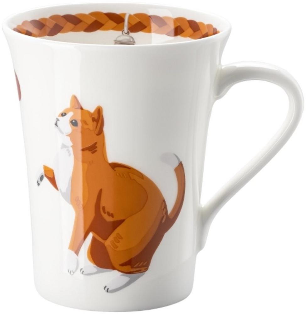 Hutschenreuther Becher My Mug Katze - Hauskatze Becher mit Henkel 0,4 l, Bone China, Tassen Bild 1