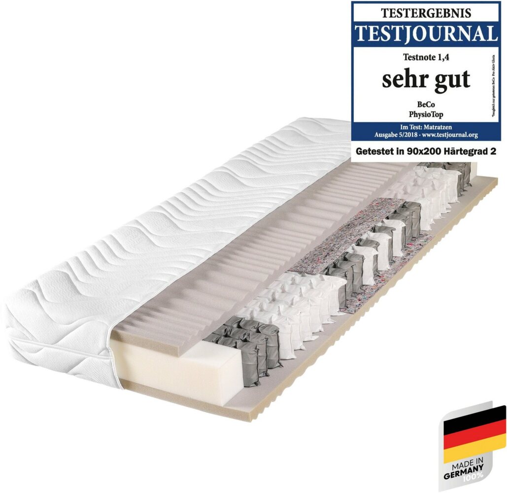 Taschenfederkernmatratze Physio Top, Beco, 23 cm hoch, von TESTJOURNAL mit "SEHR GUT"* Bild 1