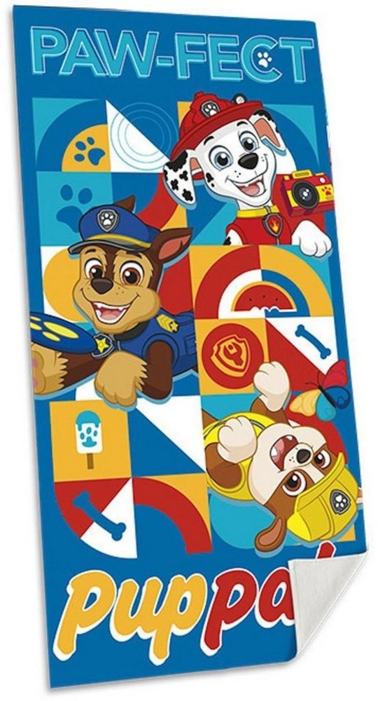 PAW Patrol - Badetuch - rot/blau - ca. 70 x 140 cm Bild 1