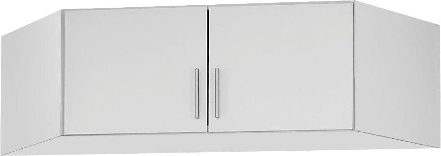 Rauch Möbel Celle Schrank Eckschrank Schrankaufsatz in Weiß, 2-türig, BxHxT 117x39x117 cm Bild 1