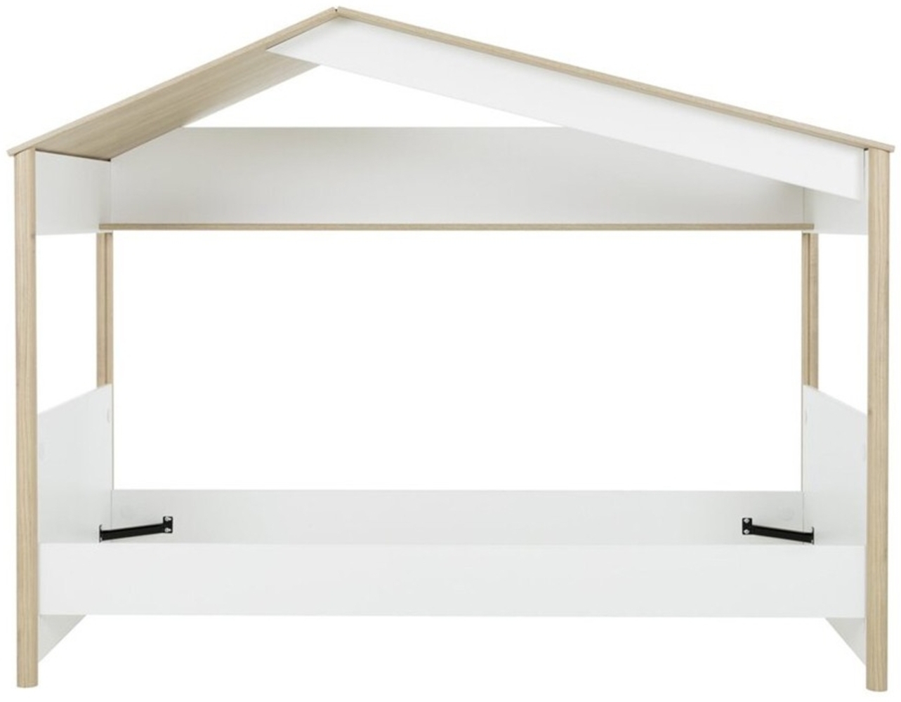 Calicosy Hausbett 90x200 cm – MATIS - Weiß/Holz Bild 1