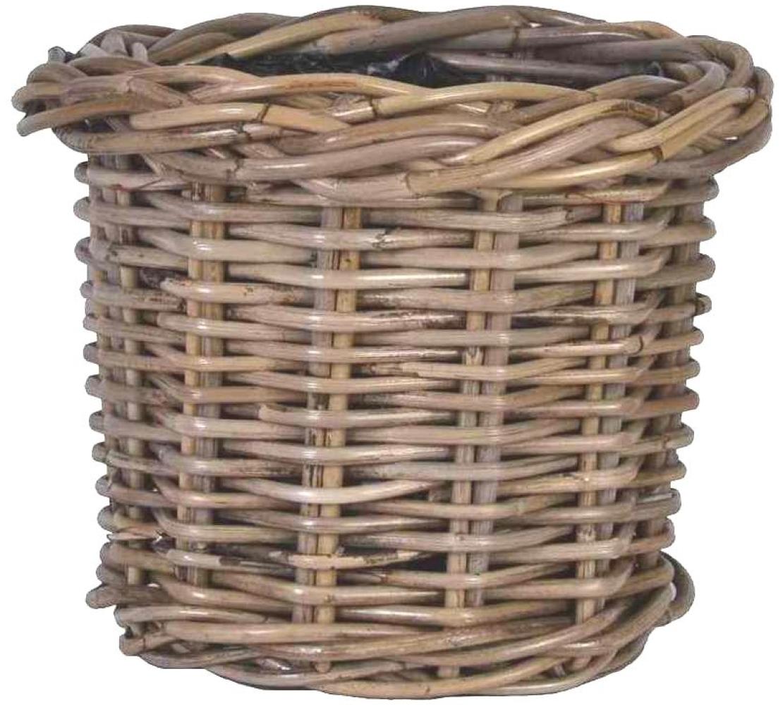 MiaMöbel Rattan Korb / Blumentopf mittel Rattan Landhaus Bild 1