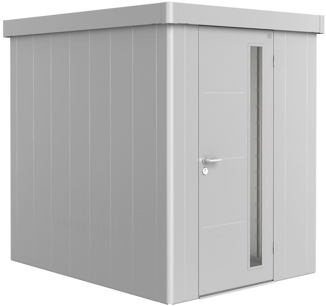 Biohort Gerätehaus Neo® 2A: 180 x 236 x 222 (b x t x h) cm silber-metallic Bild 1