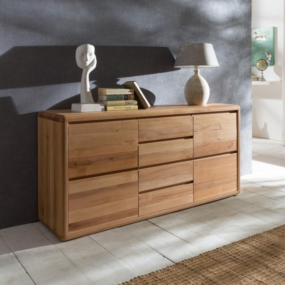 Sideboard 140 cm Kernbuche massiv Verona Bild 1