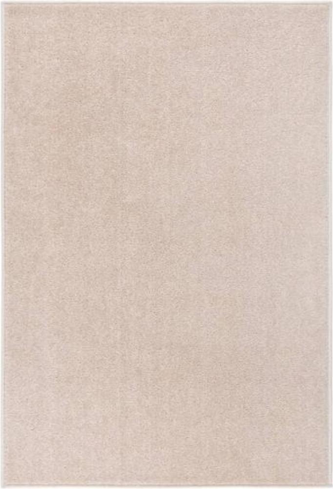 vidaXL Teppich Kurzflor 160x230 cm Dunkelbeige 340341 Bild 1