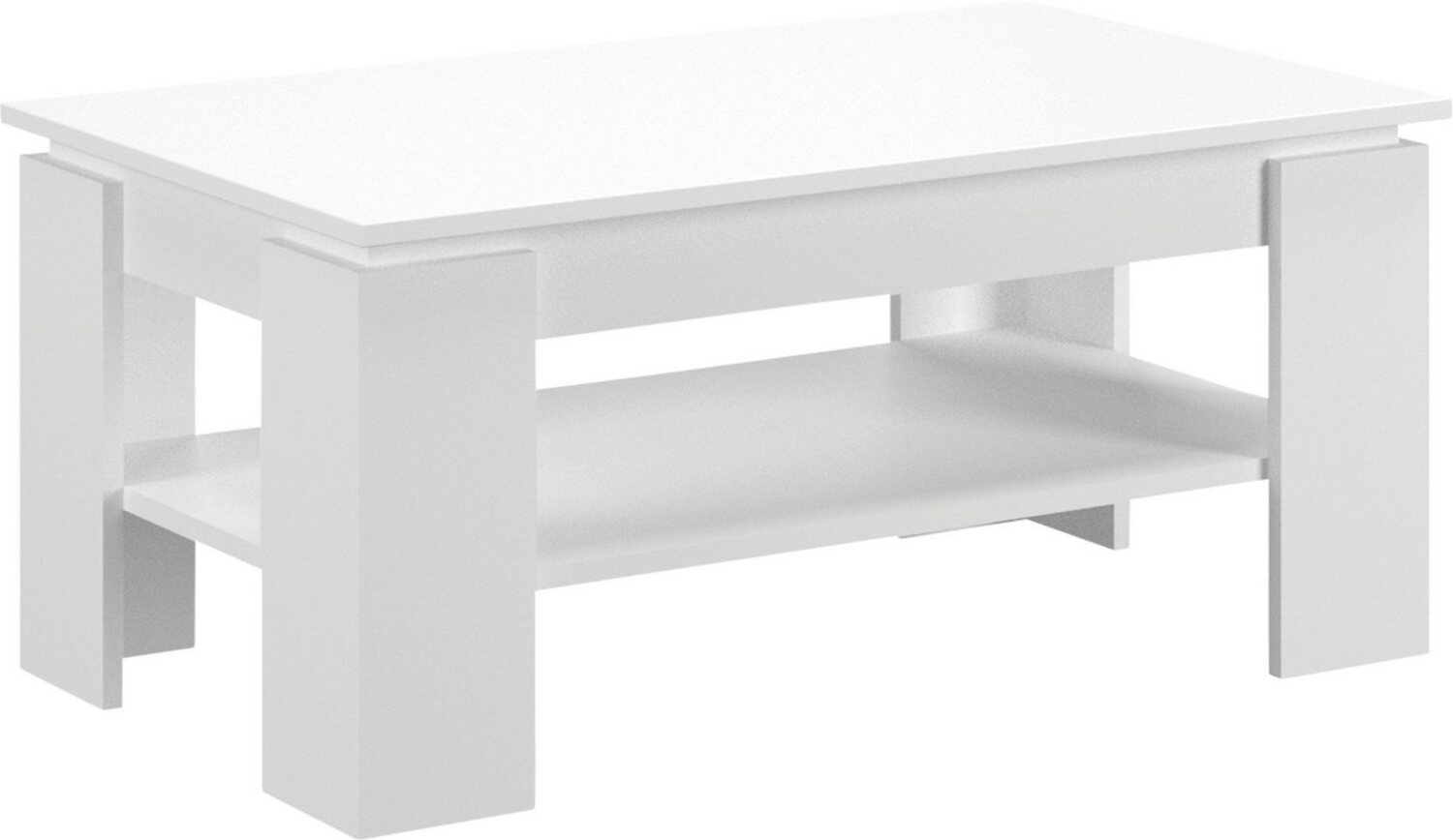 INOSIGN Couchtisch Kalmar, rechteckig, 100 x 60 cm, 1 Ablageboden, Sofatisch, Beistelltisch, Kaffetisch, Wohnzimmertisch, coffee table Bild 1