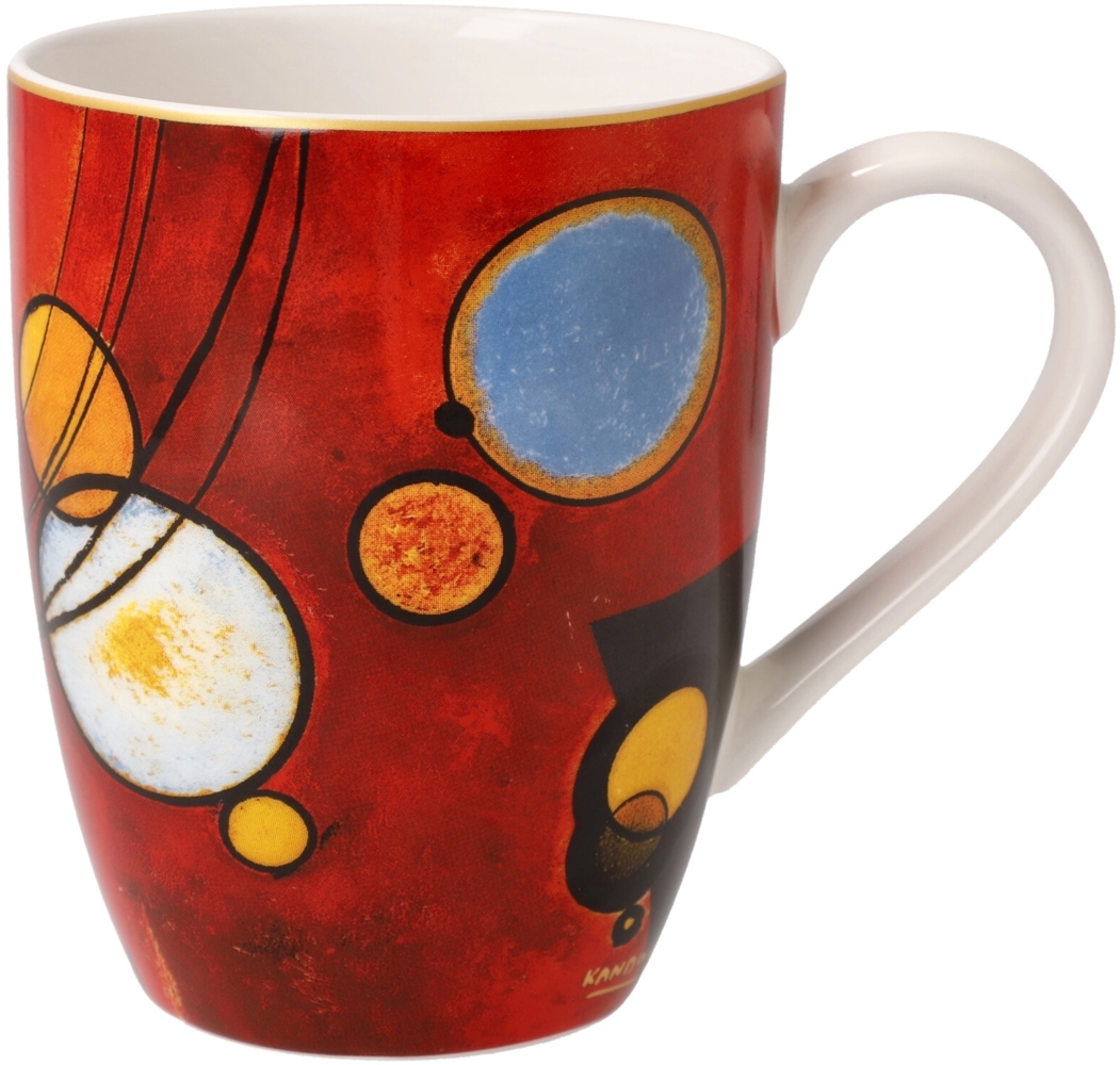 Goebel Künstlertasse Wassily Kandinsky - Schweres Rot, Fine Bone China, Bunt, 0. 4 L, 67062181 Bild 1