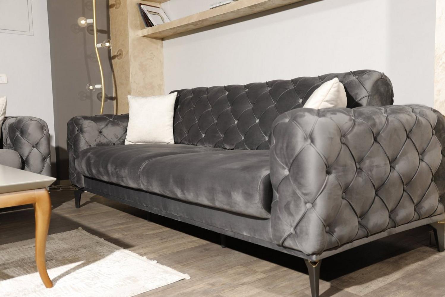 Möbeldreams Chesterfield-Sofa Chesterfield-Sofa Arizona Two Modern 3er mit Schlaffunktion, Schlaffunktion Bild 1