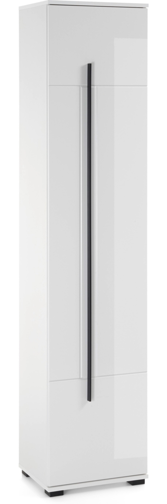99rooms Sambir Hochschrank Rechts Weiß Matt Weiß Hochglanz Bild 1