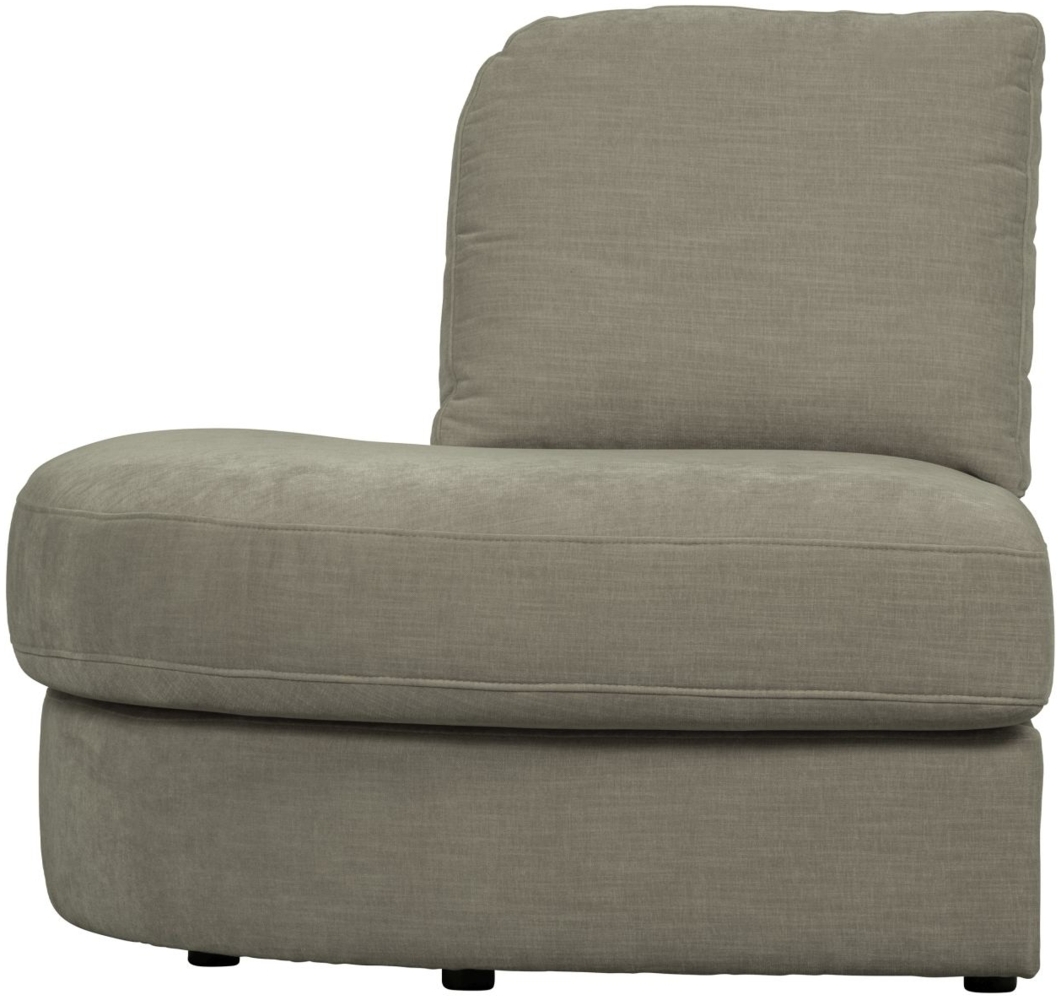 Modulsofa Family 1-Seat Eck-Element Rund Links, Grau Bild 1