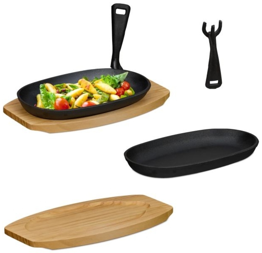 Servierpfanne Holzuntersetzer 2er Set Bild 1