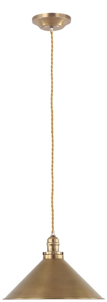 Hängeleuchte, Deckenlampe, Stahl Messing, D 37 cm Bild 1