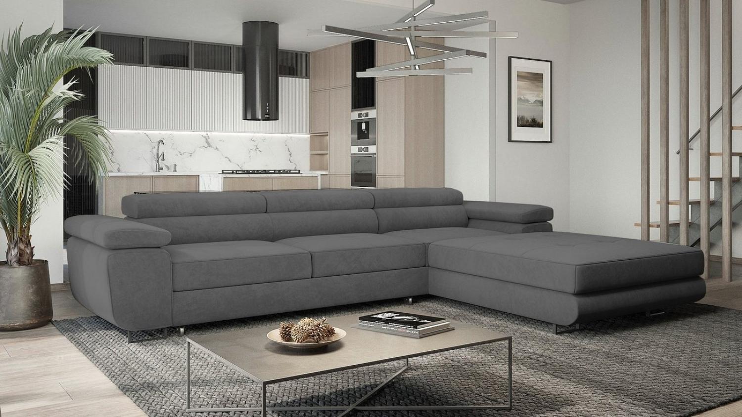 MOEBLO Ecksofa BUZZ TWIN, mit Schlaffunktion, mit Bettkasten Funktionalität Polsterecke, Modulares Sofa Hochwertige Materialien, (BxHxT):275x90x202 cm, mit Relaxfunktion Bild 1