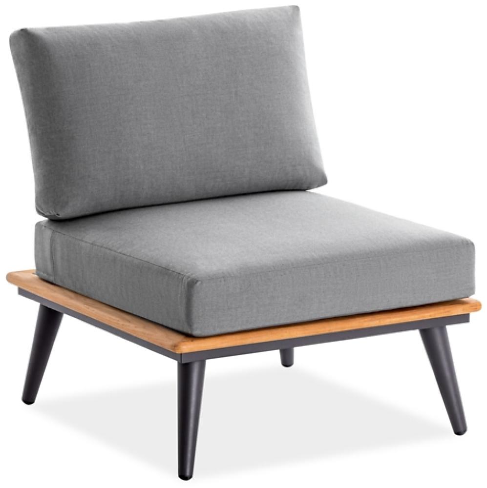 Serra Loungesessel grau Heather Canvas Bild 1