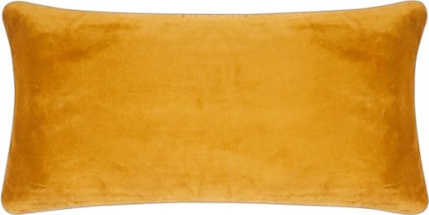 PAD Kissenhülle Samt Elegance Senfgelb Mustard (35x60cm) 10127-E55-3560 Bild 1