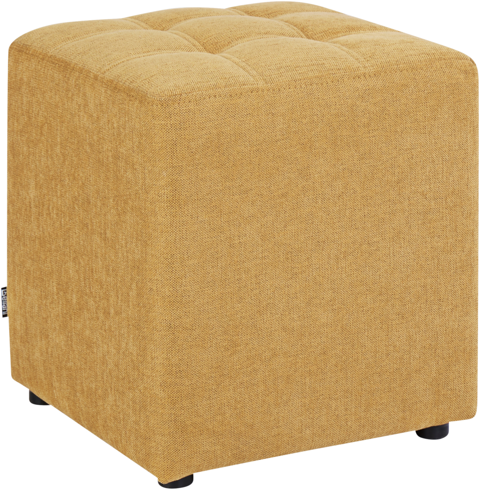 Pouf KANSAS Gelb 38 cm 38 cm Bild 1