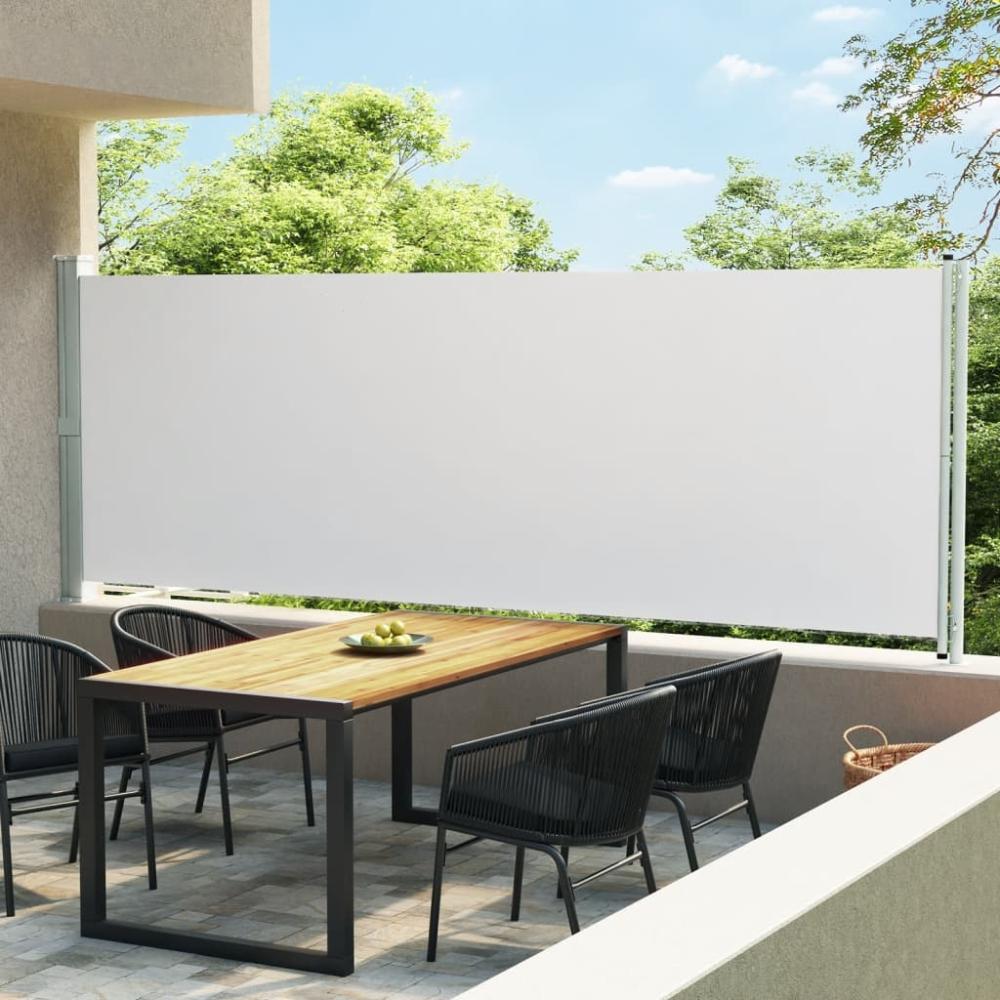 vidaXL Seitenmarkise Ausziehbar 600x160 cm Creme 313376 Bild 1