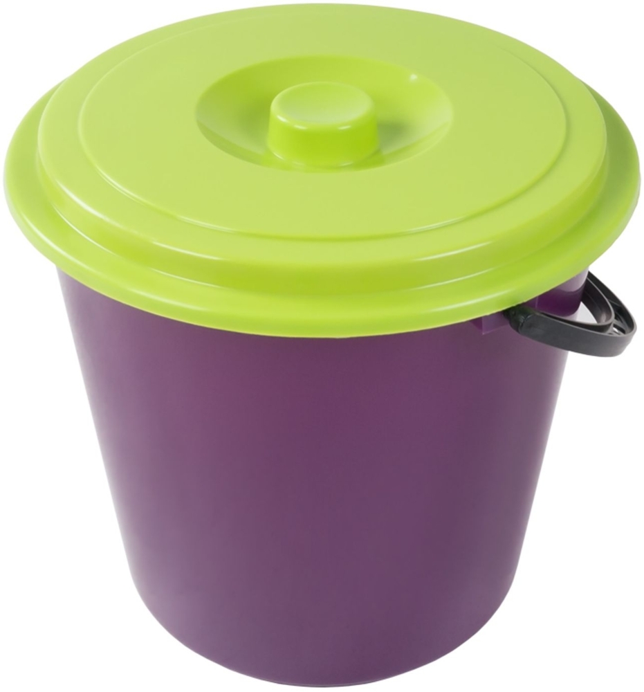 Eimer mit Deckel 10L Putzeimer Windeleimer Mülleimer Plastikeimer Bild 1