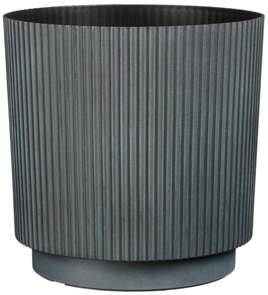 Mica Decorations Übertopf Ibarra Kunststoff grau Ø 30 cm Bild 1