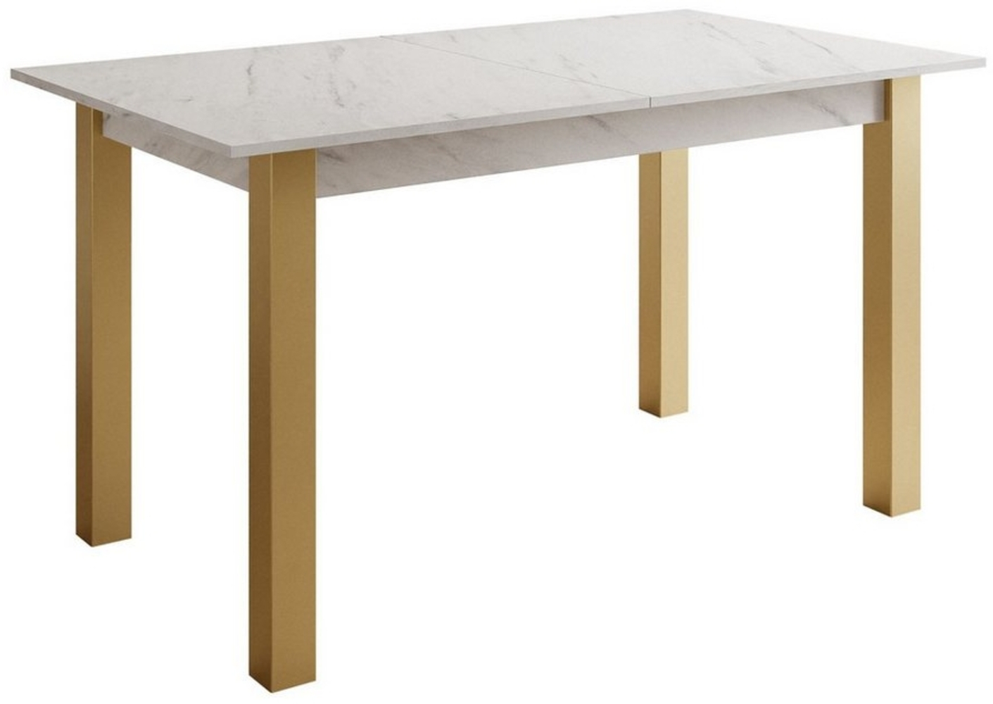 Lookway Esstisch ARTON GOLD ausziehbarer Tisch 140 cm Bild 1