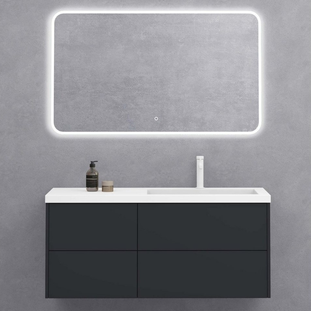 doporro Badmöbel-Set Waschtisch mit Unterschrank aus Holz mit Soft-Close MDF Moment Bild 1