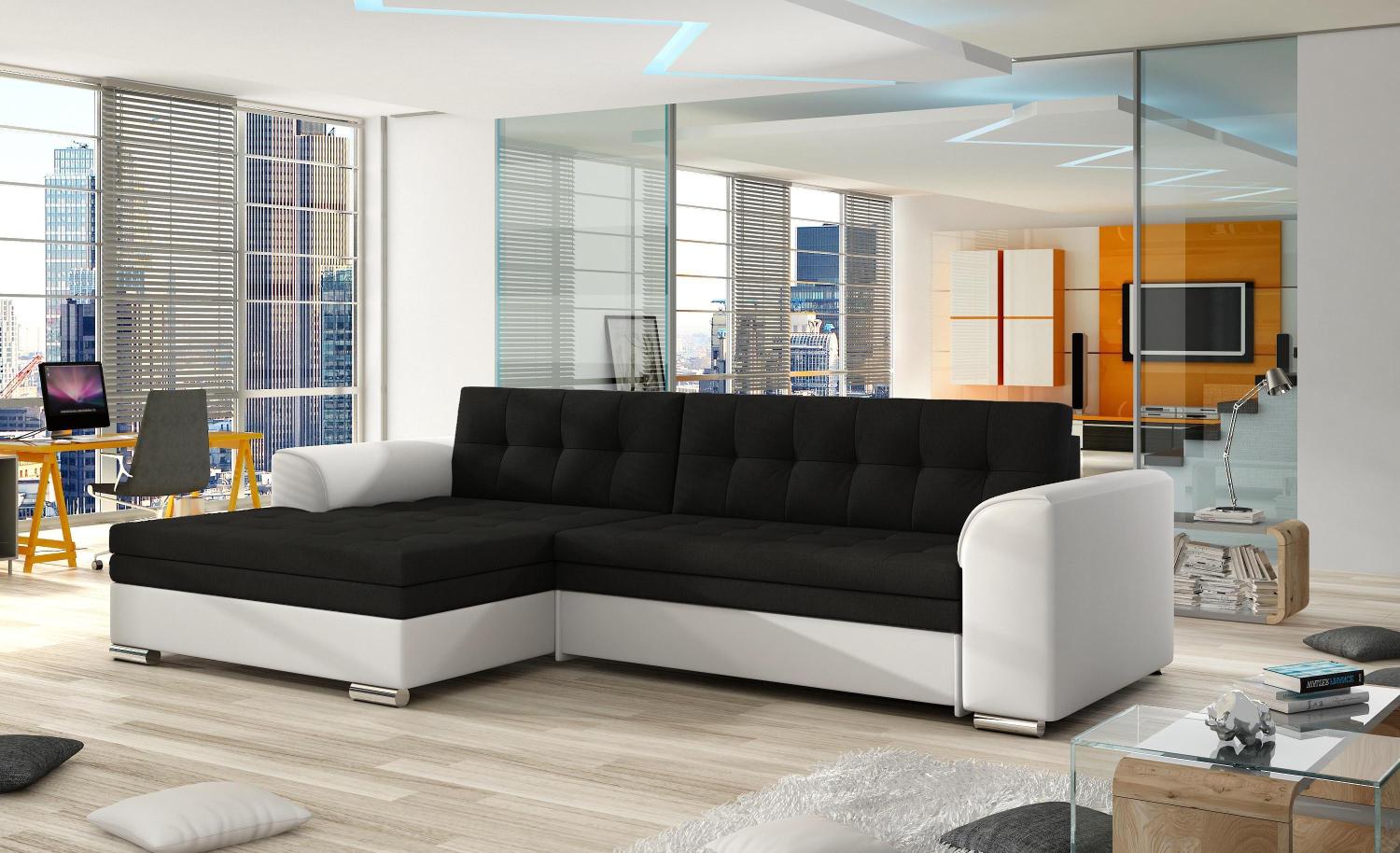 Wohnideebilder Conforti Schwarz Ecksofas & Eckcouches Cf_11 Bild 1