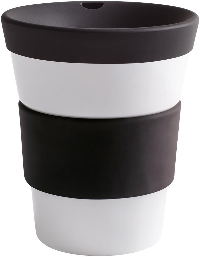 KAHLA cupit To Go Becher 0,35 l Banderole pure black Bild 1