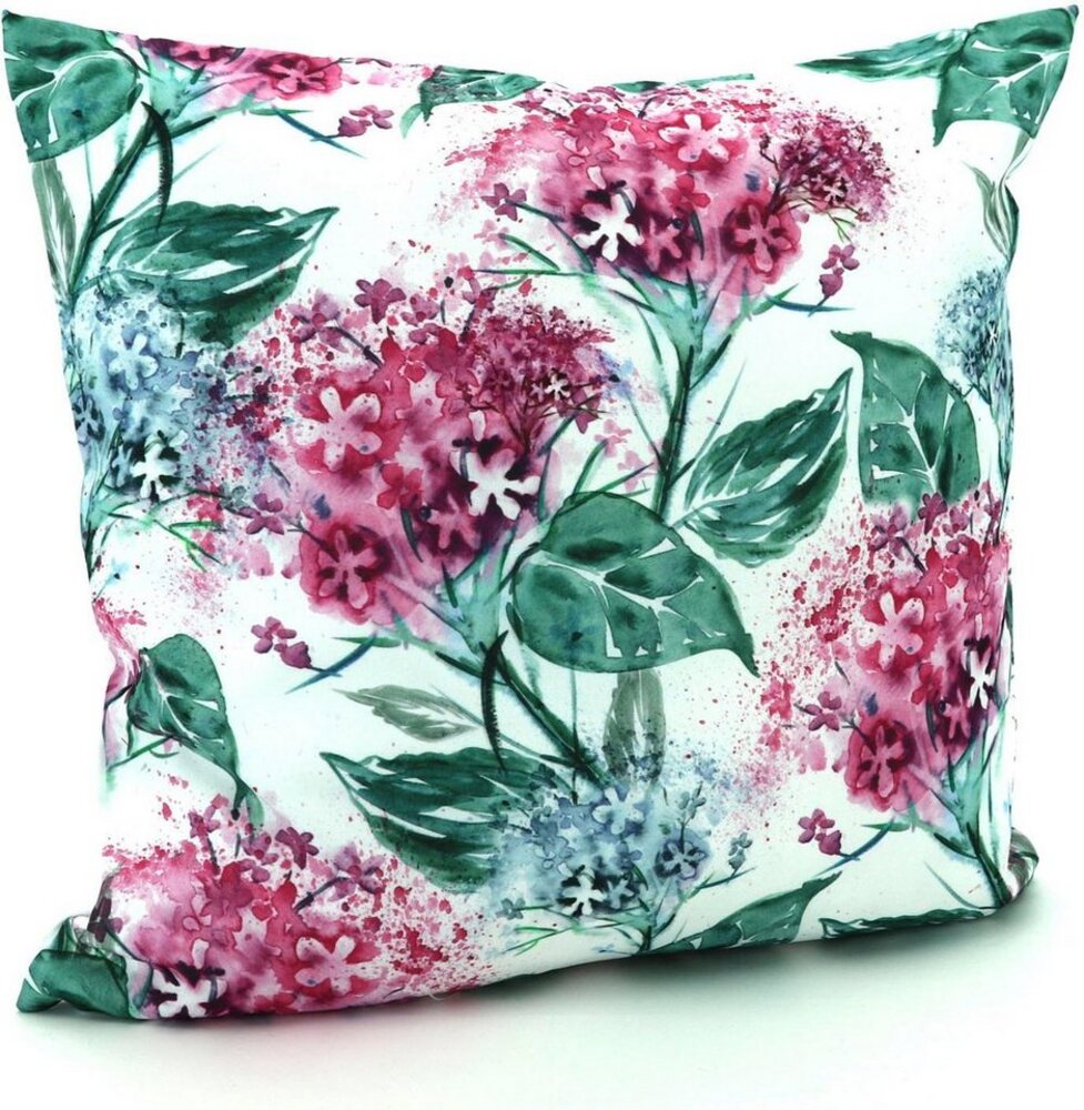 Weckbrodt Kissenhülle Aquarell, (1 Stück), Lotus-Effekt, Garten, Blumen, Kissen, ohne Füllung Bild 1