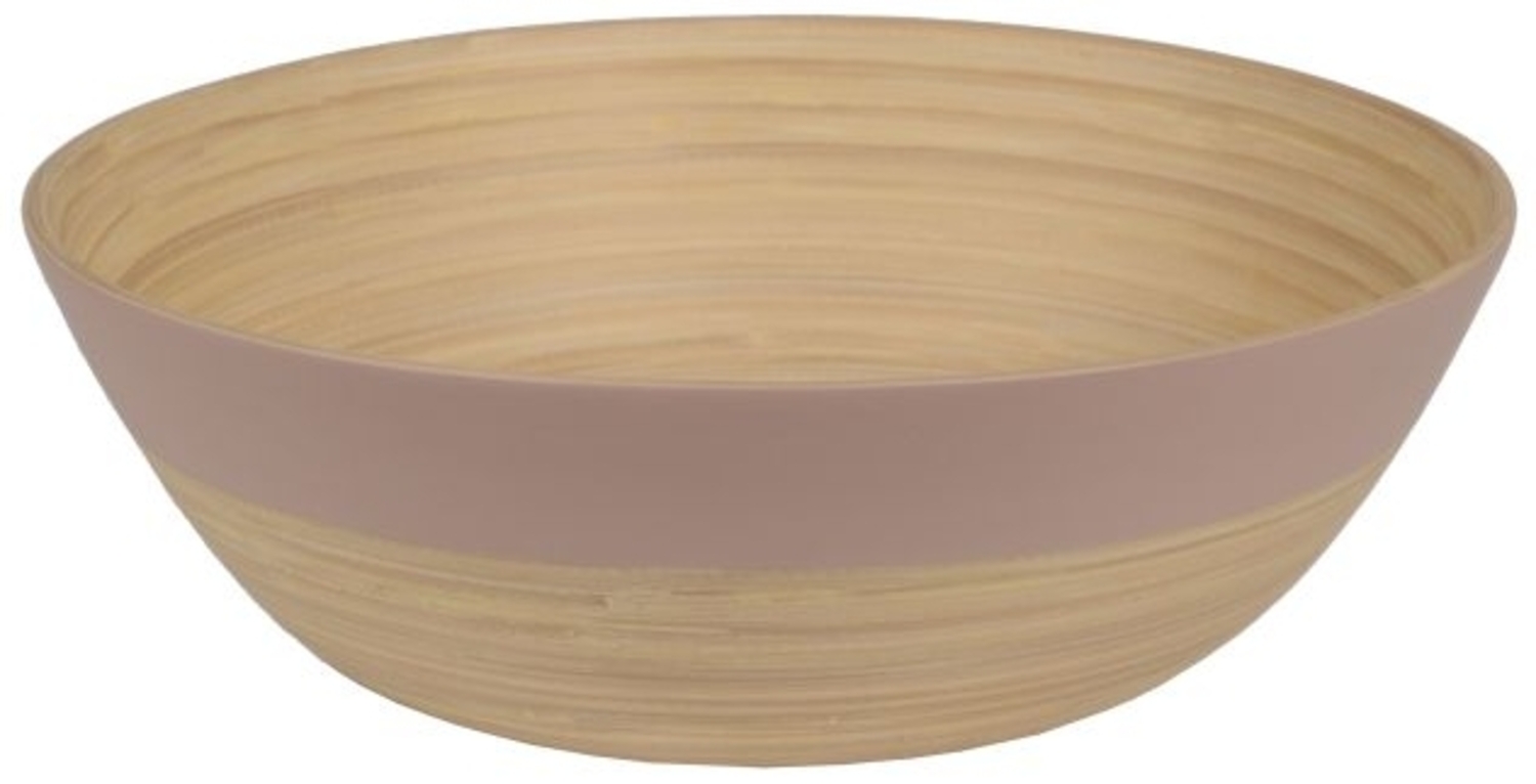 albert L. Bambus Schüssel 30x10 cm puder Bild 1