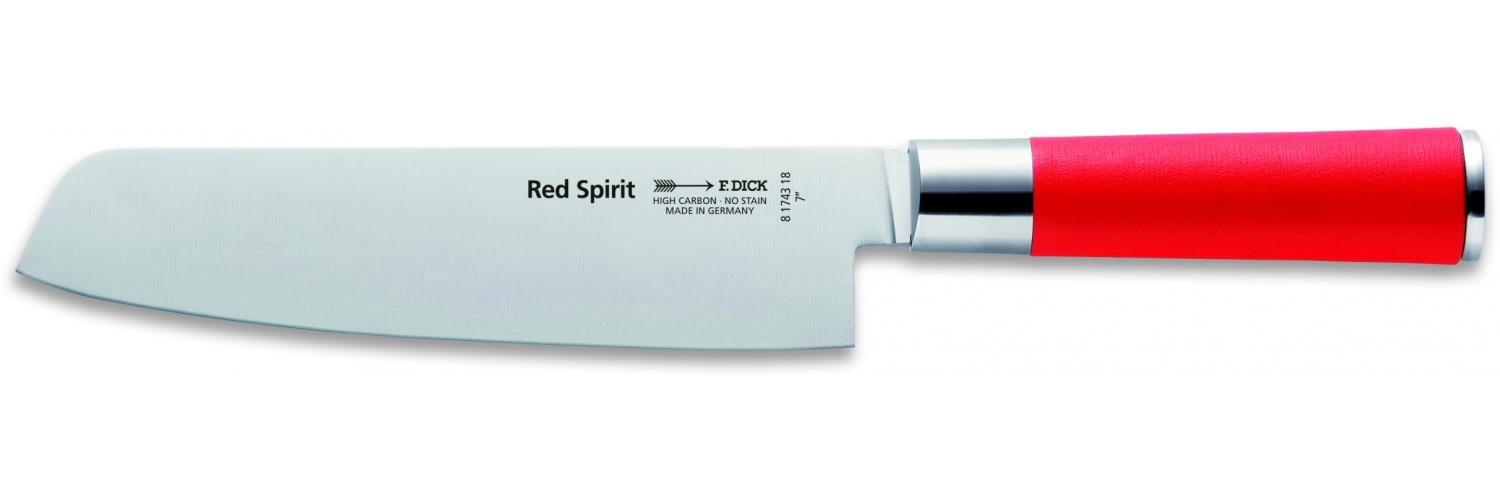 Friedrich Dick Red Spirit Gemüsemesser Usuba, Klingenlänge 18 cm Bild 1