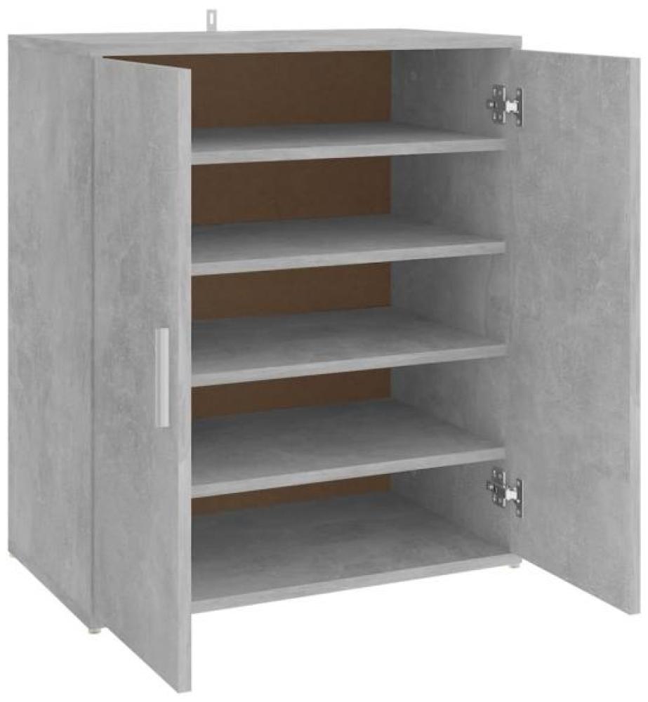 vidaXL Schuhschrank Betongrau 60x35x70 cm Holzwerkstoff 808922 Bild 1