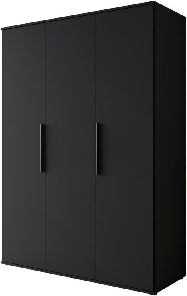 INOSIGN Kleiderschrank LAGOS Wäscheschrank, Garderobe, schwarze Griffe, Made in Europe Moderner Drehtürenschrank, FSC-zertifiziert, melaminbeschichtet Bild 1