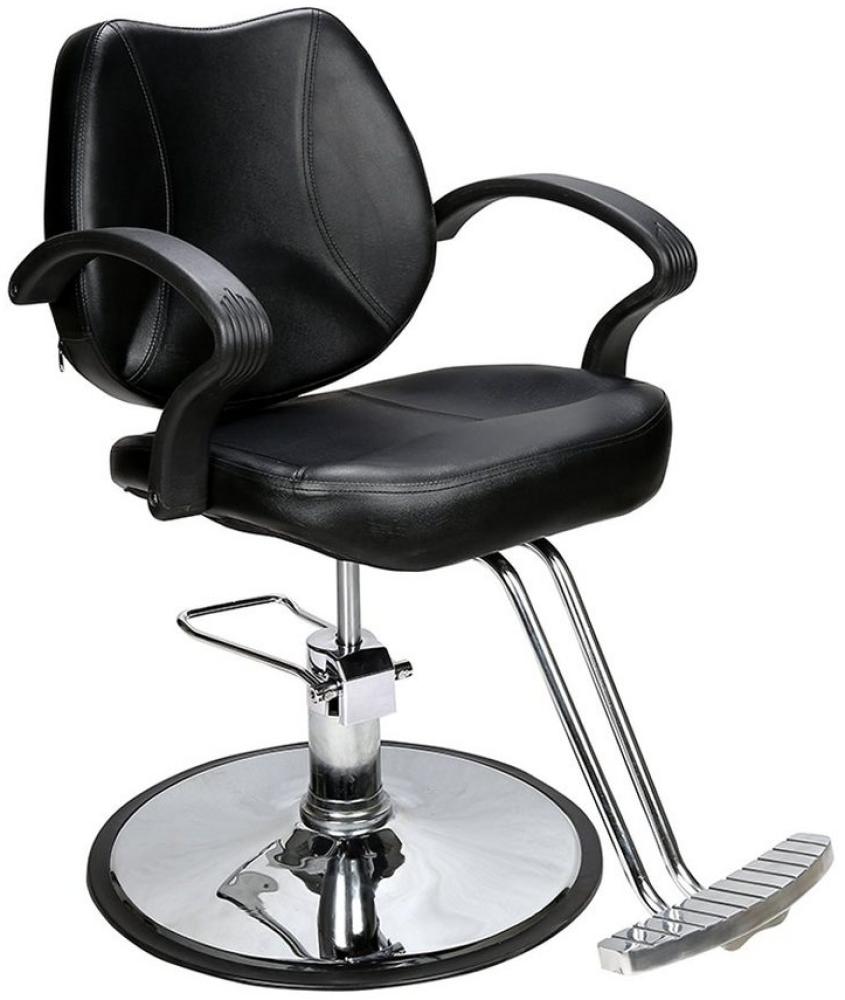 Barberpub Stuhl Barberpub hydraulischer Friseurstuhl Friseursessel 2057BK, Bedienungsstuhl Friseureinrichtung Friseur Bild 1