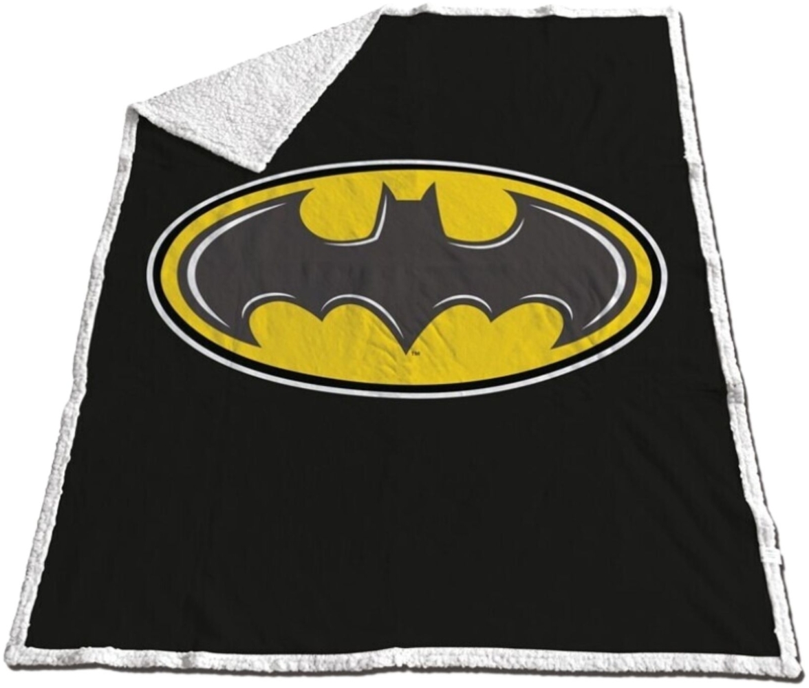 Batman Fleecedecke 130x170 cm – Kuschelige Sherpa-Decke für Kinder Bild 1