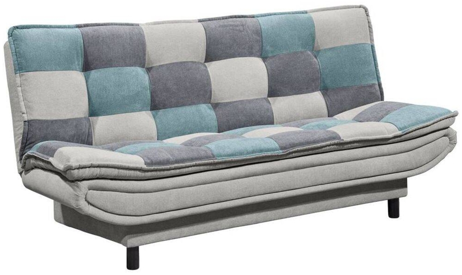 Schlafsofa mit Bettkasten in 188x118 cm PIRNA-09, in der Farbe schlamm, grün, dark grey Bild 1