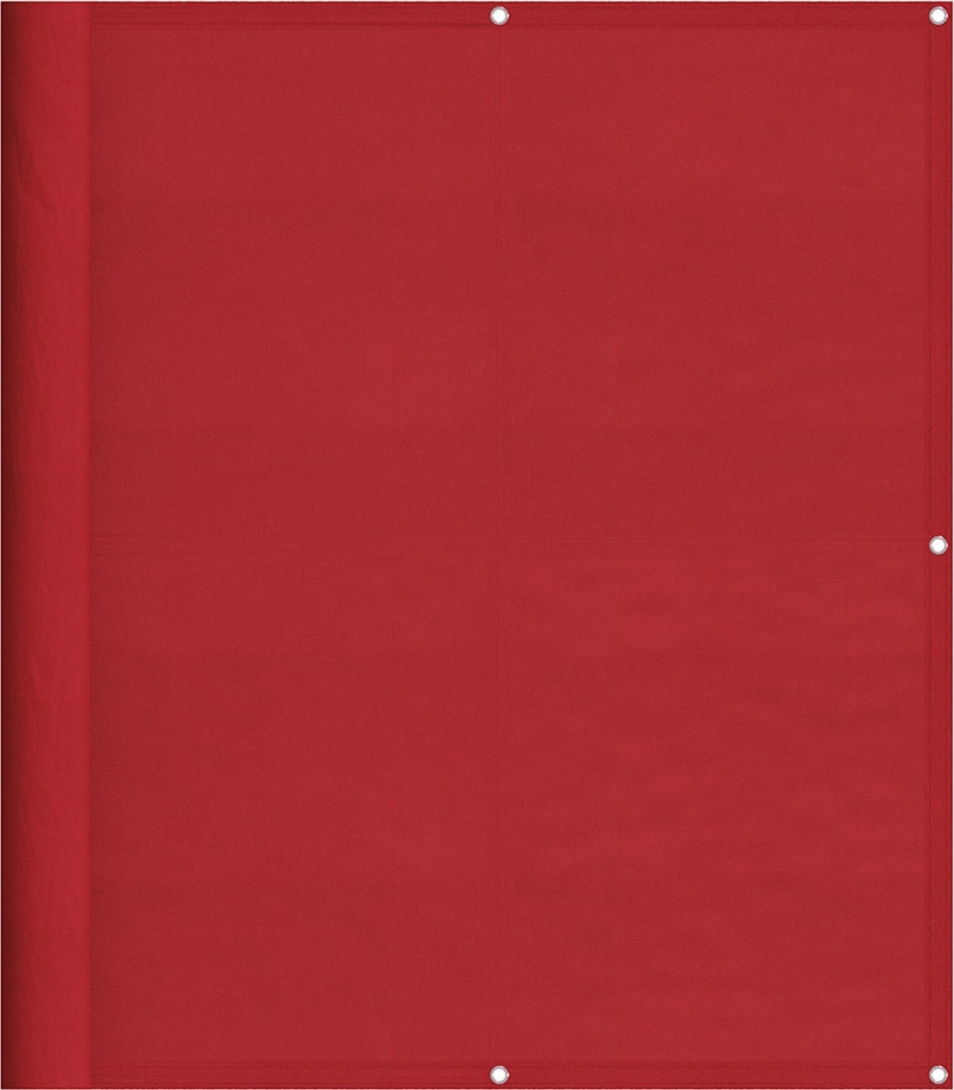 vidaXL Balkon-Sichtschutz Rot 120x1000cm 100% Polyester-Oxford 42002137 Bild 1