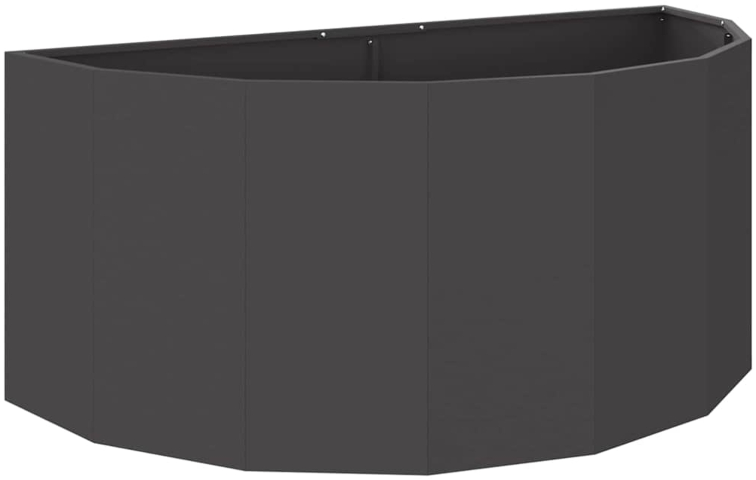 vidaXL Pflanzkübel Schwarz 120 x 60 x 50 cm Stahl 883703 Bild 1