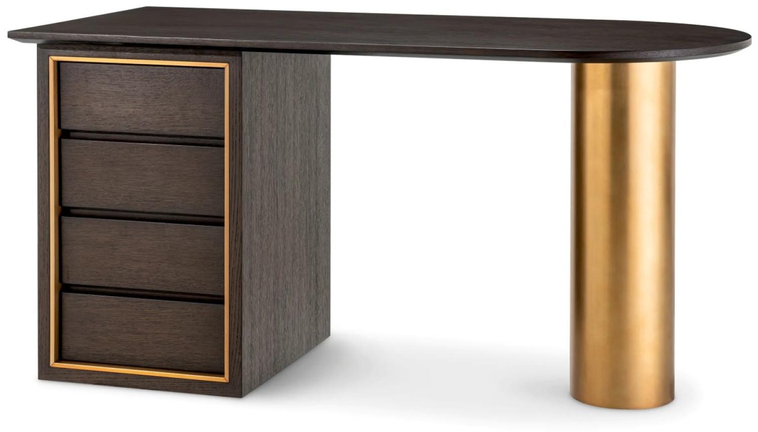 EICHHOLTZ Desk Del Rio Mocha Oak Bild 1