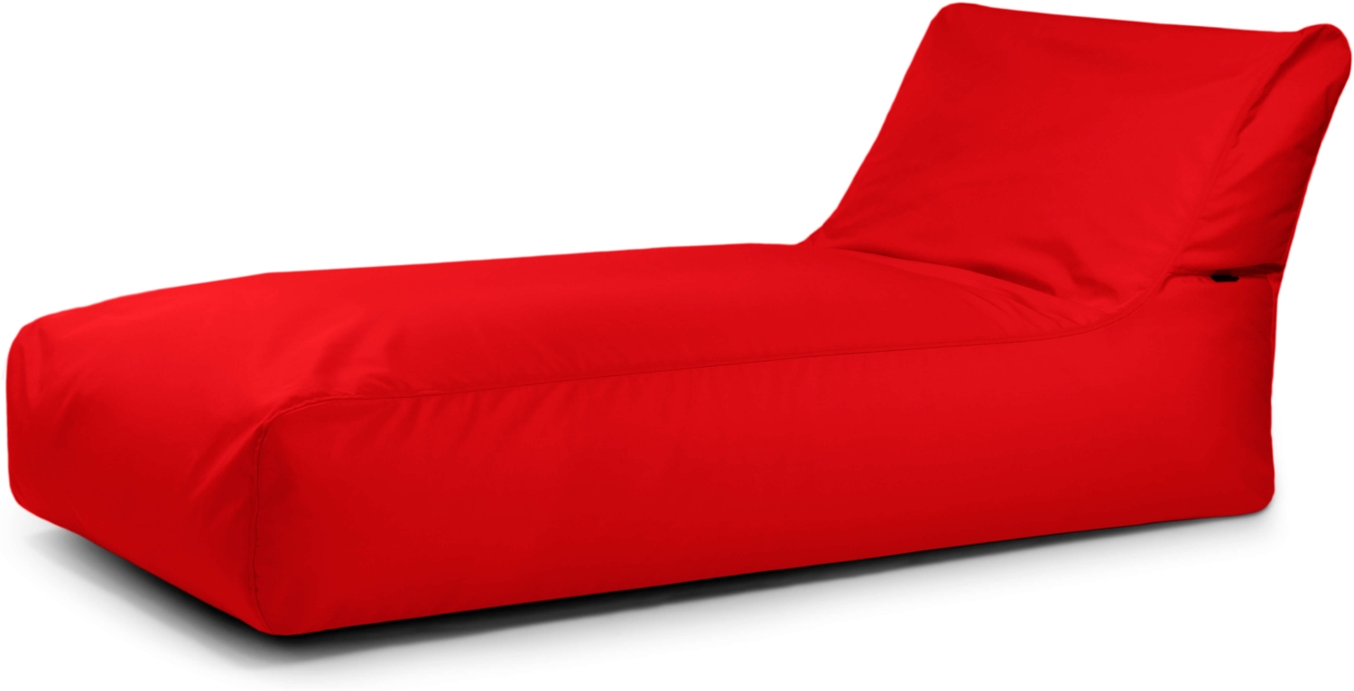 Sitzsack ‘Sunbed 90‘, Bezugstoff - Colorin, 100% Olefin, Red, 80x180x100 cm cm. Bild 1