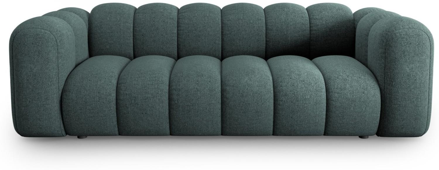 Micadoni Sofa Lupine 3-Sitzer Chenille Petrol Bild 1