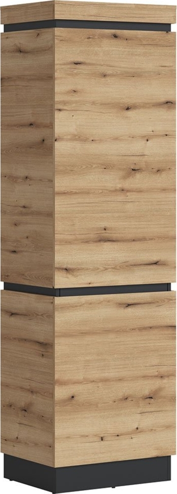 Garderobenschrank Colditz / Corte, Holzwerkstoff, Holzfarben, 60 x 200 x 45 cm Bild 1