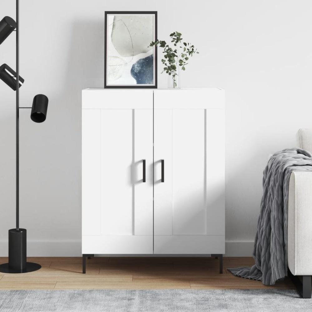 vidaXL Sideboard Weiß 69,5x34x90 cm Holzwerkstoff 830196 Bild 1