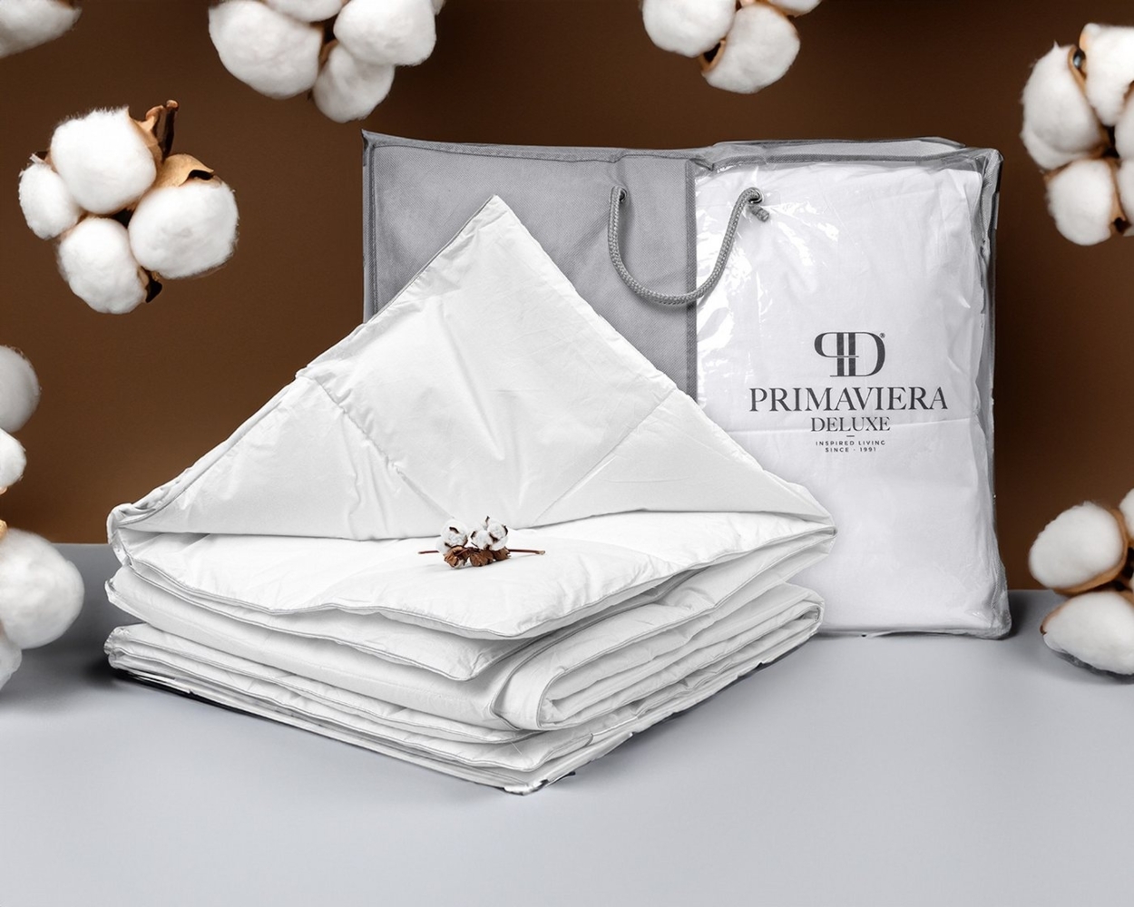 Sitheim-Europe Sommerbettdecke Perkal Cotton Touch Sommerdecke Weiß, Füllung: 100% Baumwolle Bild 1
