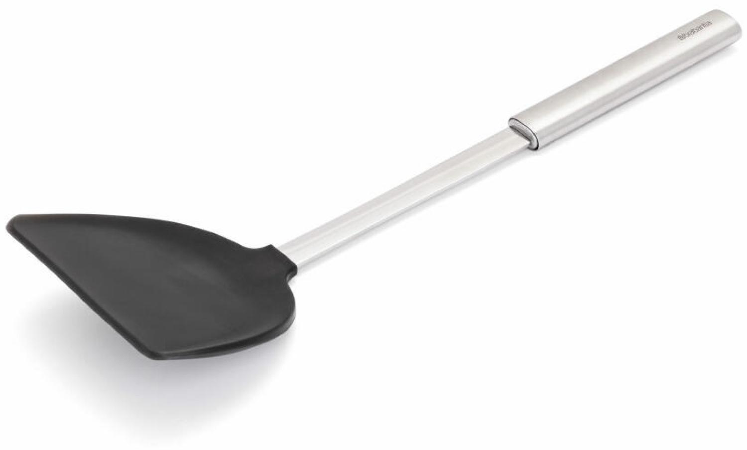 Brabantia Wok-Wender Silikon Profile, Kochutensil, Küchenhelfer, Stahl, Matt Steel, 38. 8 cm, 137549 Bild 1