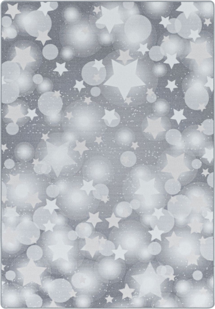 Kinder Teppich Paula rechteckig - 100x150 cm - Grau Bild 1